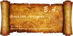 Bastien Artemon névjegykártya